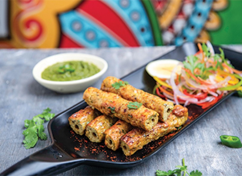 tawabil indian cuisine , Chicken Seekh Kebab