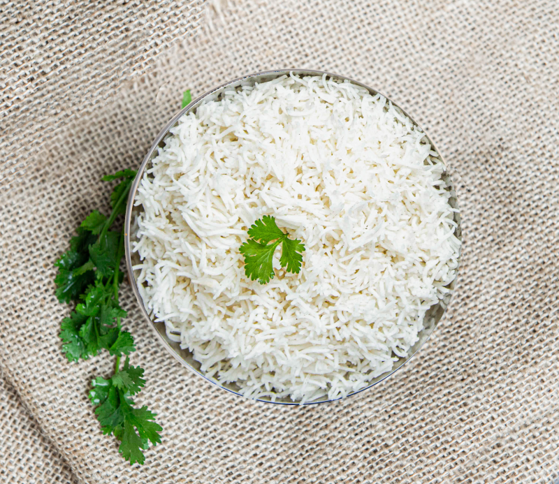 tawabil indian cuisine , Steam rice