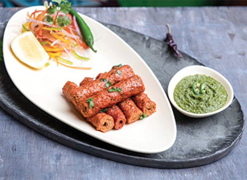 tawabil indian cuisine , Lamb Seekh Kebab