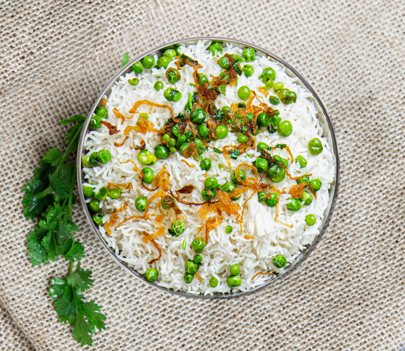 tawabil indian cuisine , Peas rice